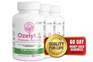 Supports a healthy balance of gut flora* Ozelyt CS 20b is a premium daily probiotic designed to support microbiome balance and help you feel lighter, more energized, and confident from the inside out.